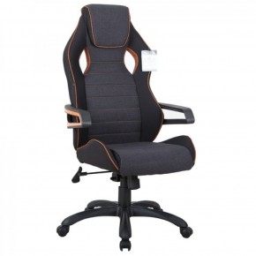 Кресло компьютерное BRABIX Techno Pro GM-003 (ткань черное/серое, вставки оранжевые) 531813 в Очёре - ocher.mebel-74.com | фото