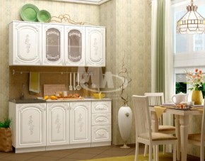 ЛИЗА-2 Кухонный гарнитур 1,7 Белый глянец холодный в Очёре - ocher.mebel-74.com | фото